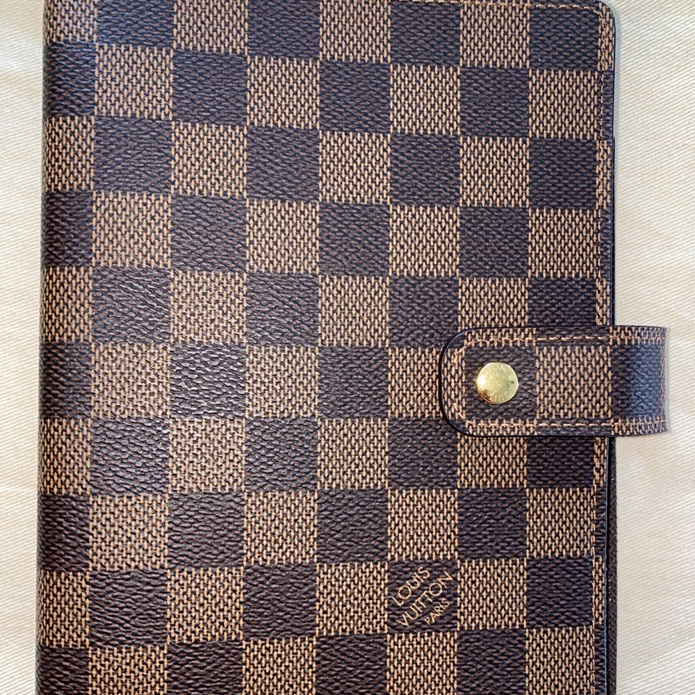 Louis Vuitton Damier Ebene Agenda MM